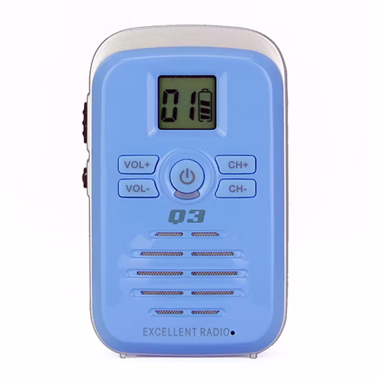 Mini radio portátil UHF Walkie Talkie Q3