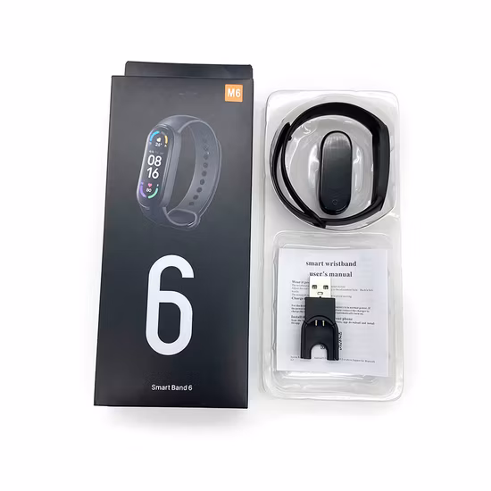 Popular Mi Band 6 Smart Watch M3 M4 M5 M6 M7 Smart Band Fitness Smartband pulsera M 6 en teléfono móvil